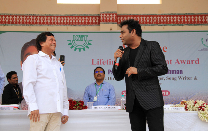 AR Rahman with Achyuta Samanta