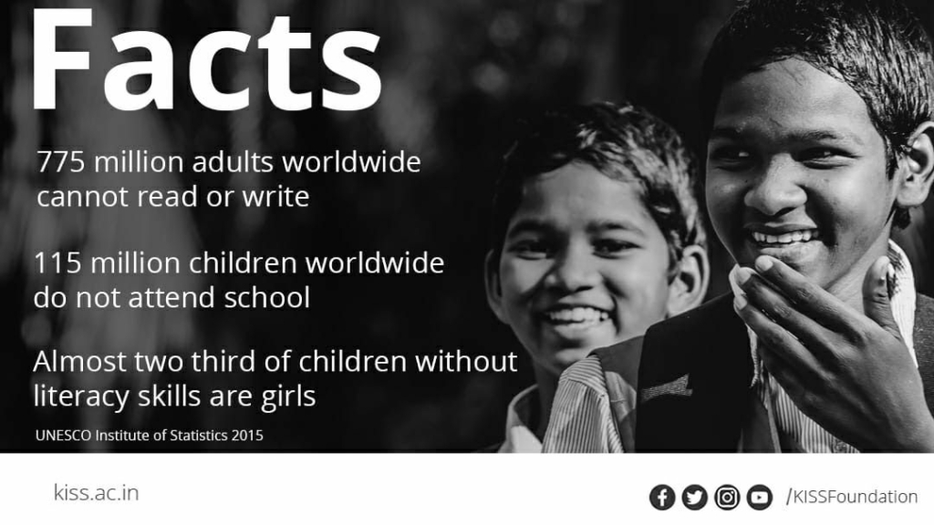 Literacy Day Facts KISS Foundation