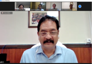 Professor Deepak Kumar Behera at Academia-Industry Collaboration for Innovation and Development webinar