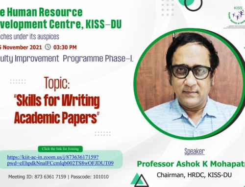 Lecture on Academic Writing Skill at KISS-DU