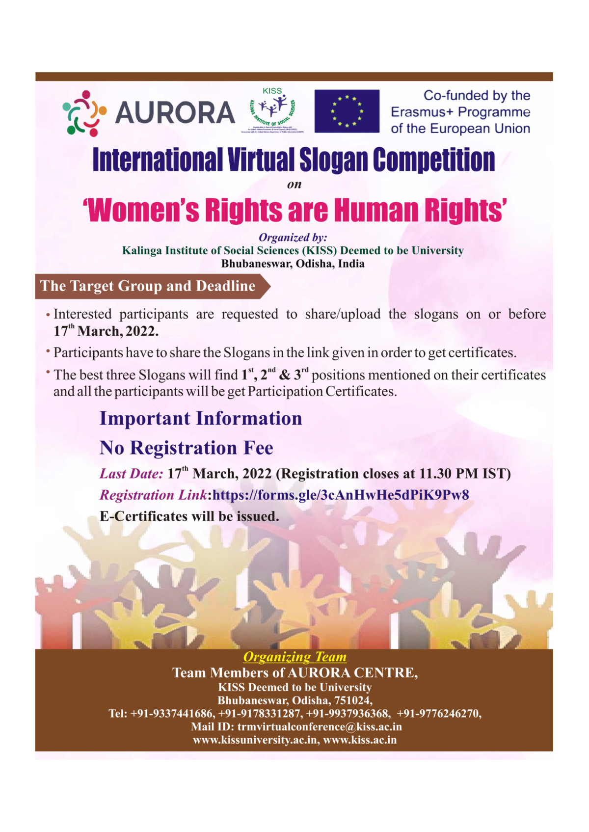 International Virtual Slogan Competition on 