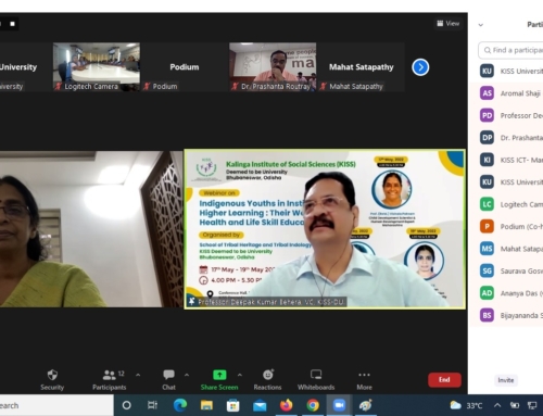 Webinar on ‘Indigenous Youths in Institutions of Higher Learning: Their Wellness, Health and Life Skill Education’ Concludes at KISS-DU