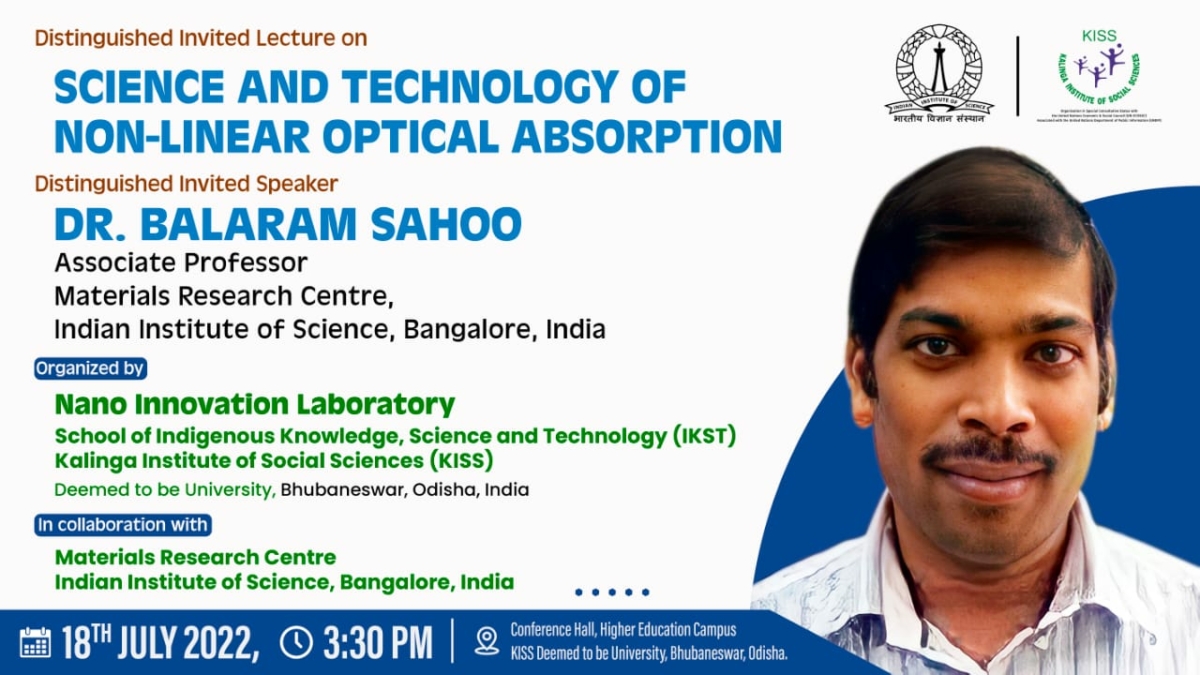 KISSDU Organizes Invited Lecture on ‘Science and Technology of Non