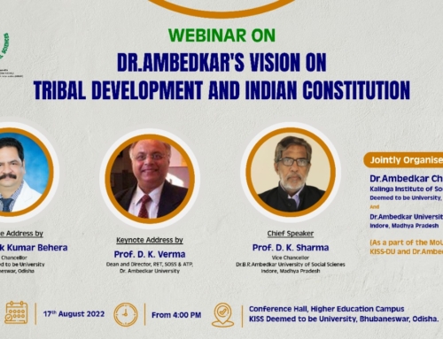 KISS-DU Organizes Webinar on Dr. B.R. Ambedkar’s Vision on Tribal Development and Indian Constitution