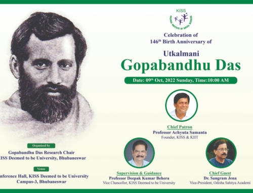 KISS-DU Observes 146th Birth Anniversary of Pandit Gopabandhu Das