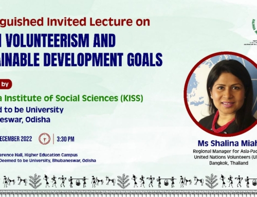 Distinguished Invited Lecture on Youth Volunteerism and Sustainable Development Goals at KISS-DU