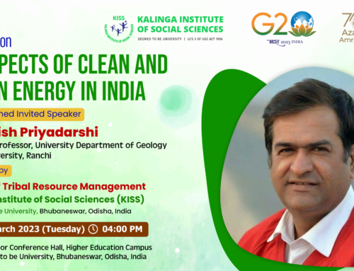 KISS-DU organizes webinar on Prospects of Clean and Green Energy in India
