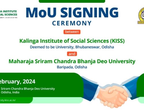 KISS-DU Inks MoU with Maharaja Sriram Chandra Bhanja Deo University