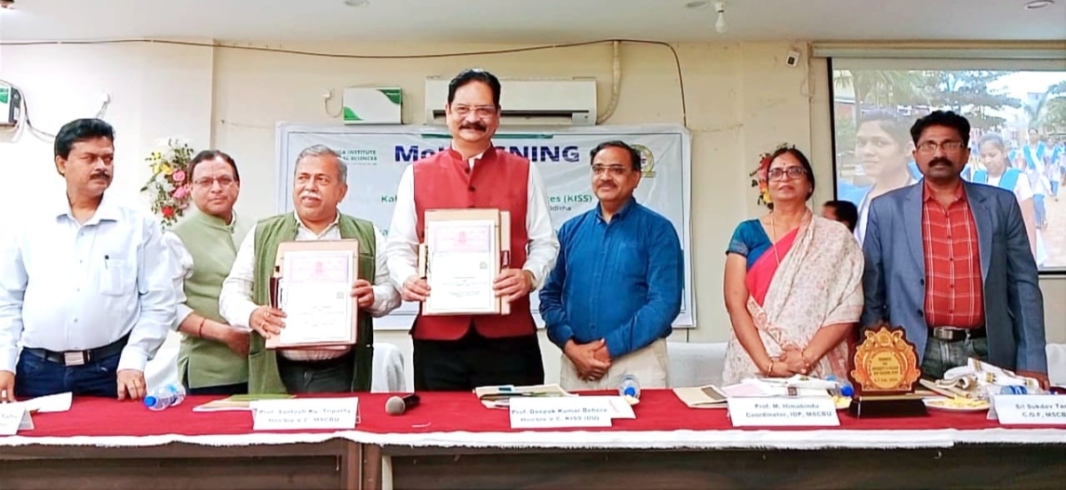 KISS-DU Inks MoU with Maharaja Sriram Chandra Bhanja Deo University ...