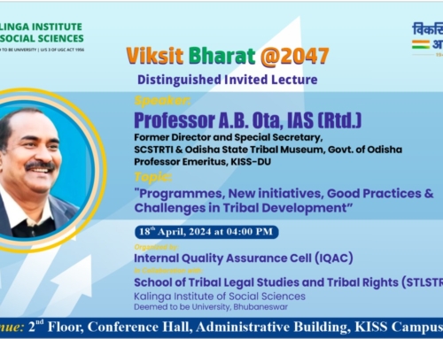 KISS-DU Organizes 2nd lecture under Viksit Bharat Lecture Series