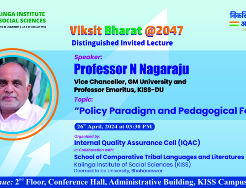 “Policy Paradigm and Pedagogical Forms”- 4th Distinguished Invited Lecture under Viksit Bharat @2047 Banner