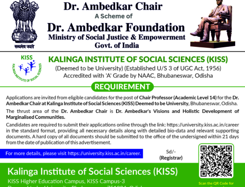 Advertisement for the Positions for Ambedkar Chair