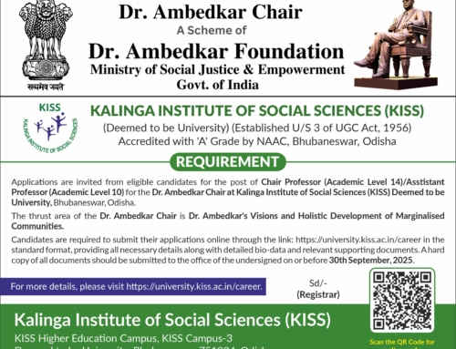 Advertisement for the Positions for Ambedkar Chair