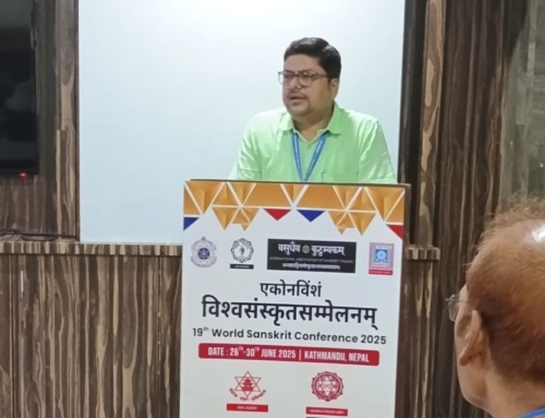 KISS-DU Faculty Presents in the prestigious World Sanskrit Conference