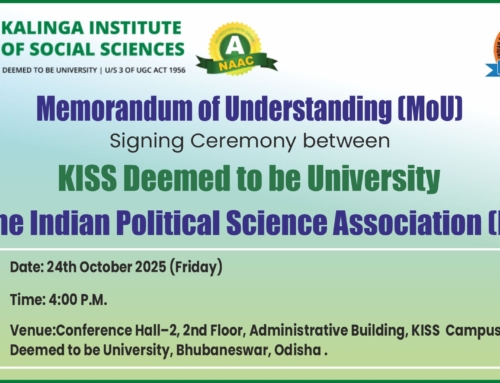 KISS-DU Inks MoU with Indian Political Science Association
