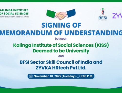 KISS-DU Inks MoU with BFSI Sector Skill Council of India and ZYVKA HR Tech Pvt. Ltd