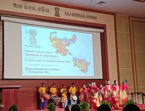 KISS-DU Participates in the Celebration of Jharkhand Foundation Day at Raj Bhavan