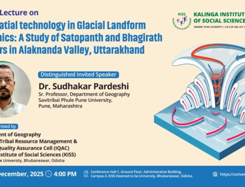 Expert Lecture on Geospatial technology in Glacial Landform Dynamics: A Study of Satopanth and Bhagirath Glaciers in Alaknanda Valley, Uttarakhand Held at KISS-DU