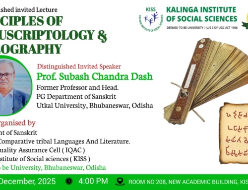 KISS-DU Organizes Distinguished Invited Lecture on “Principles of Manuscriptology and Paleography”