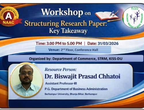 KISS-DU conducts Workshop on “Structuring Research Paper: Key Takeaways”