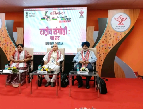 KISS-DU Faculty Invited as a Resource Person at the prestigious Festival of Letters organized by Central Sahitya Akademi