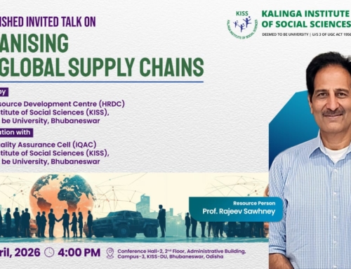 KISS-DU Organizes Distinguished Invited Talk on Humanizing the Global Supply Chains