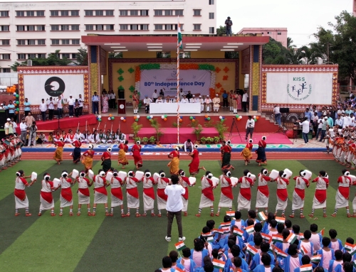 80th Independence Day Celebrated at KIIT and KISS