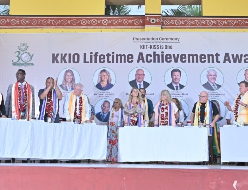 US Senator, Mayors Visit KIIT and KISS