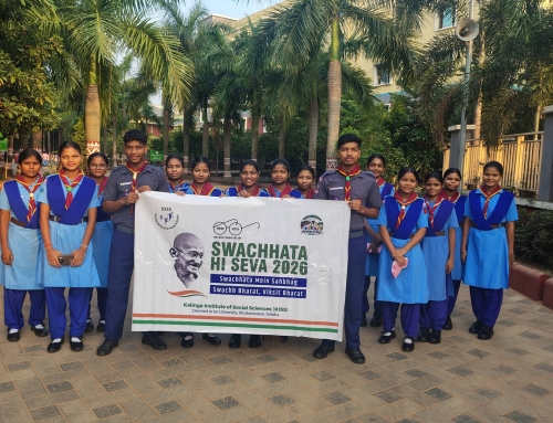 KISS-DU Participates in Cleanliness Drive to mark the occasion of Gandhi Jayanti